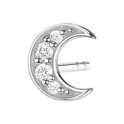 New THOMAS SABO Moon Pavé Single Stud Earring