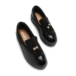 More Tassel-Detail Flatform Loafers