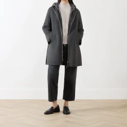 Moriana Detachable-Padded Coat