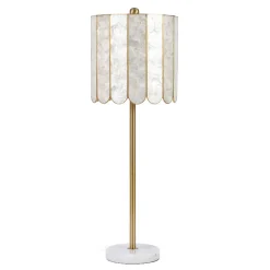 Clearance MINDY BROWNES Mother of Pearl Style Buffet Table Lamp