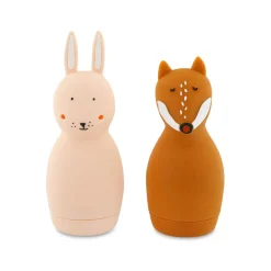 Best TRIXIE Mrs. Rabbit & Mr. Fox Squeezy Animal Bath Toys