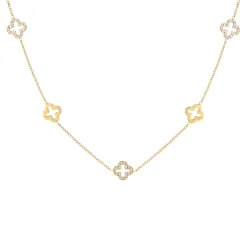 Outlet LYNOTT JEWELLERY Multi Clover Necklace
