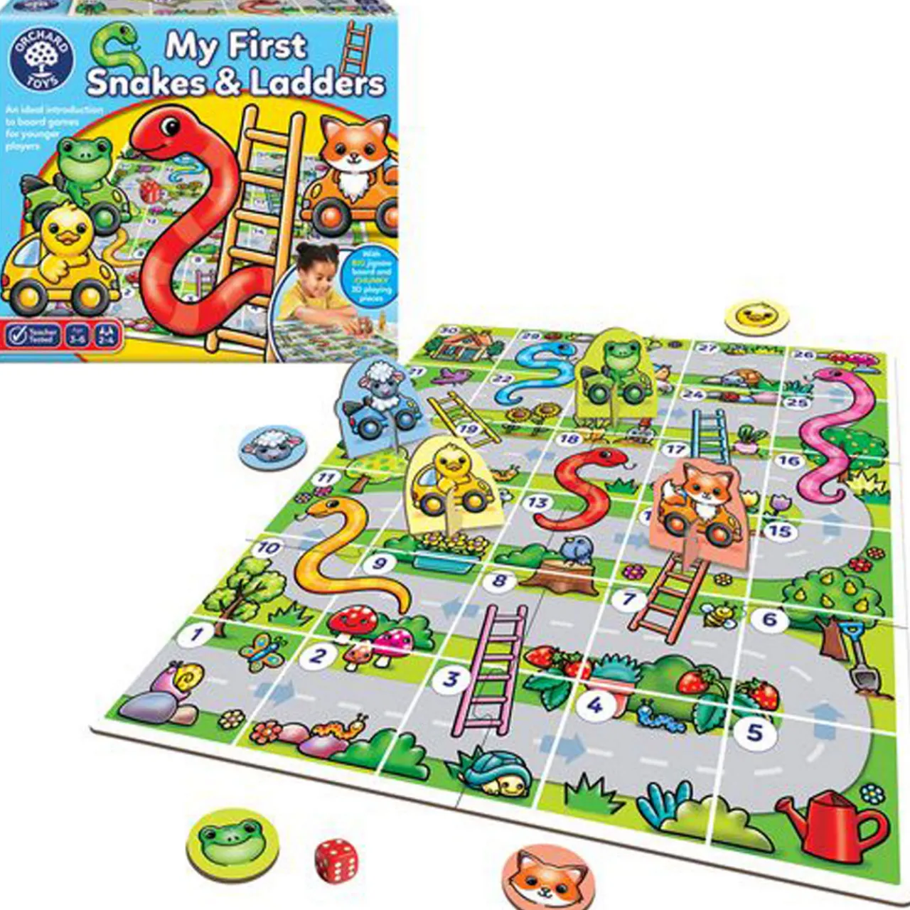 New ORCHARD TOYS My First Snakes & Ladders Game