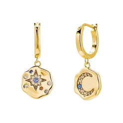 Sale METTLE & BLOOM My Sun, Moon & Stars Drop Earrings
