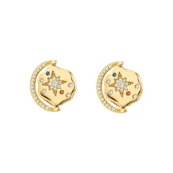 Fashion METTLE & BLOOM My Sun, Moon & Stars Stud Earrings