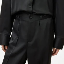 Online ALLSAINTS Myrtle Mid-Rise Wide-Leg Trousers