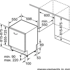 N70 BI Dishwasher 60cm Cutlery Drawer Zeolith