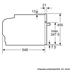 New NEFF N70 Built In Compact Oven with Microwave Function Stainless Steel
