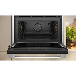 New NEFF N70 Built In Compact Oven with Microwave Function Stainless Steel