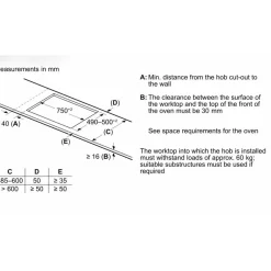 New NEFF N70 Induction Hob 80cm Black