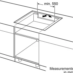 New NEFF N70 Induction Hob 80cm Black