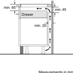 New NEFF N70 Induction Hob 80cm Black
