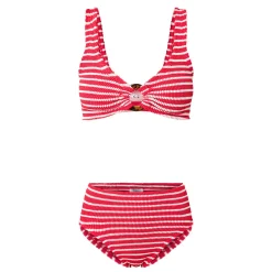 Nadine Striped Two-Piece Bikini Set