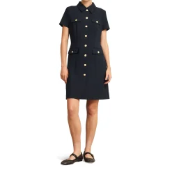 Nadiya Utility Mini Shirt Dress