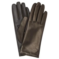 Nappa Leather Lined Touch-Screen Gloves