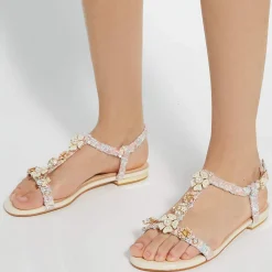 Online DUNE LONDON Nature Floral T-bar Sandals