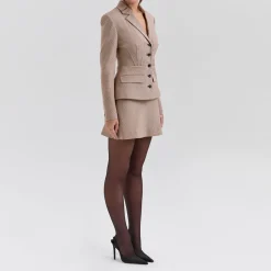 Sale HOUSE OF CB Nerida Puppytooth Mini Skirt