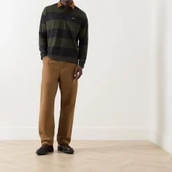 Newclose Stripe Rugby Sweatshirt