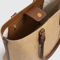 Hot REISS Noelle Braided Strap Raffia Tote Bag