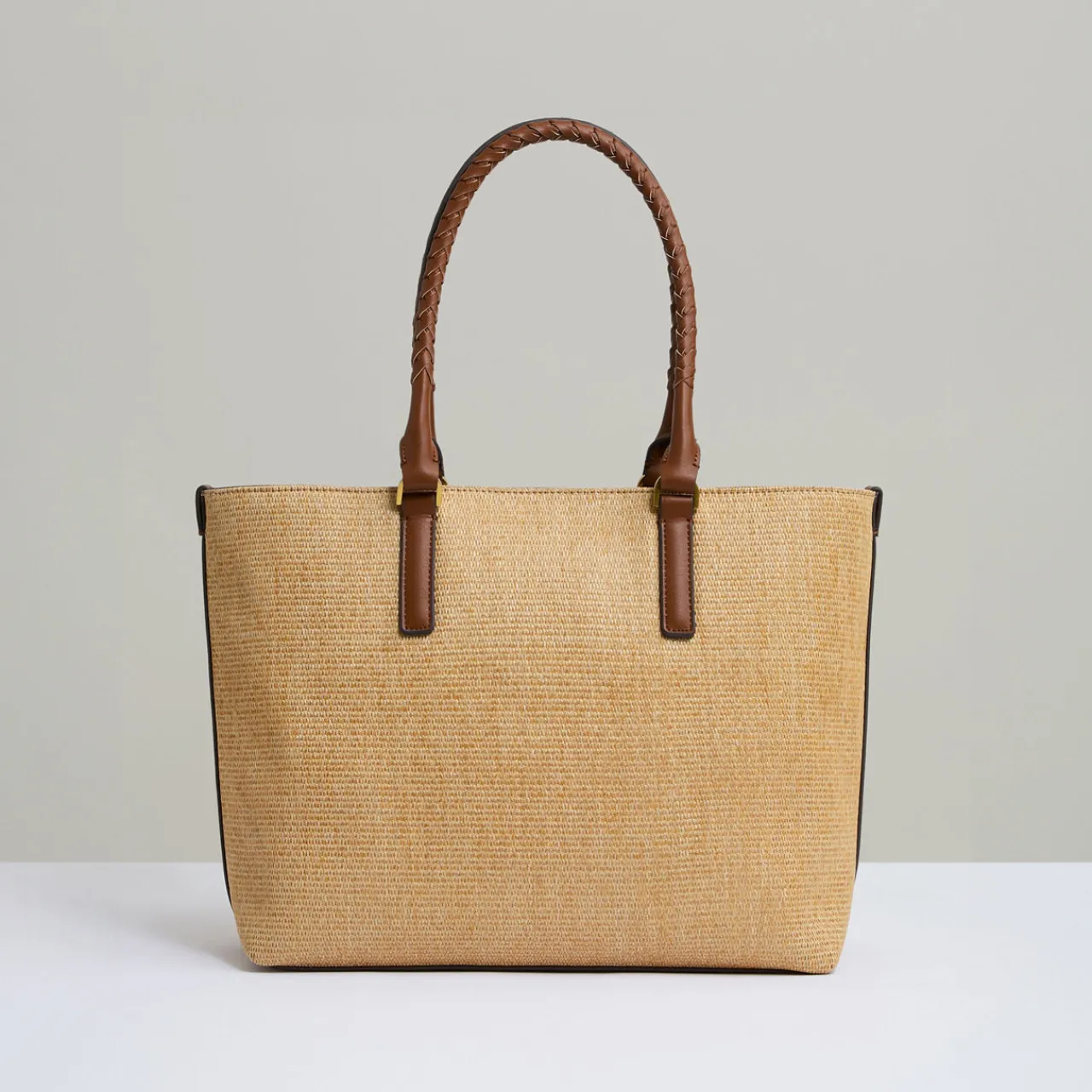 Hot REISS Noelle Braided Strap Raffia Tote Bag