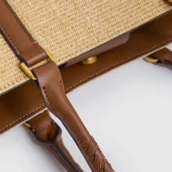 Hot REISS Noelle Braided Strap Raffia Tote Bag