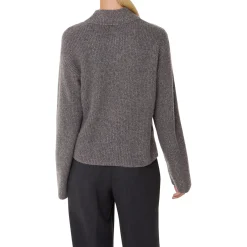 Online WHISTLES Notched Rib Knit Sweater