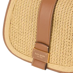 Online KATE SPADE NEW YORK Nouveau Straw Saddle Bag