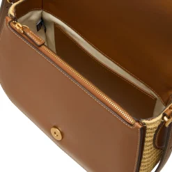 Online KATE SPADE NEW YORK Nouveau Straw Saddle Bag