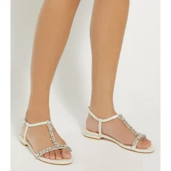 Nuptuals Embellished Flat Sandals