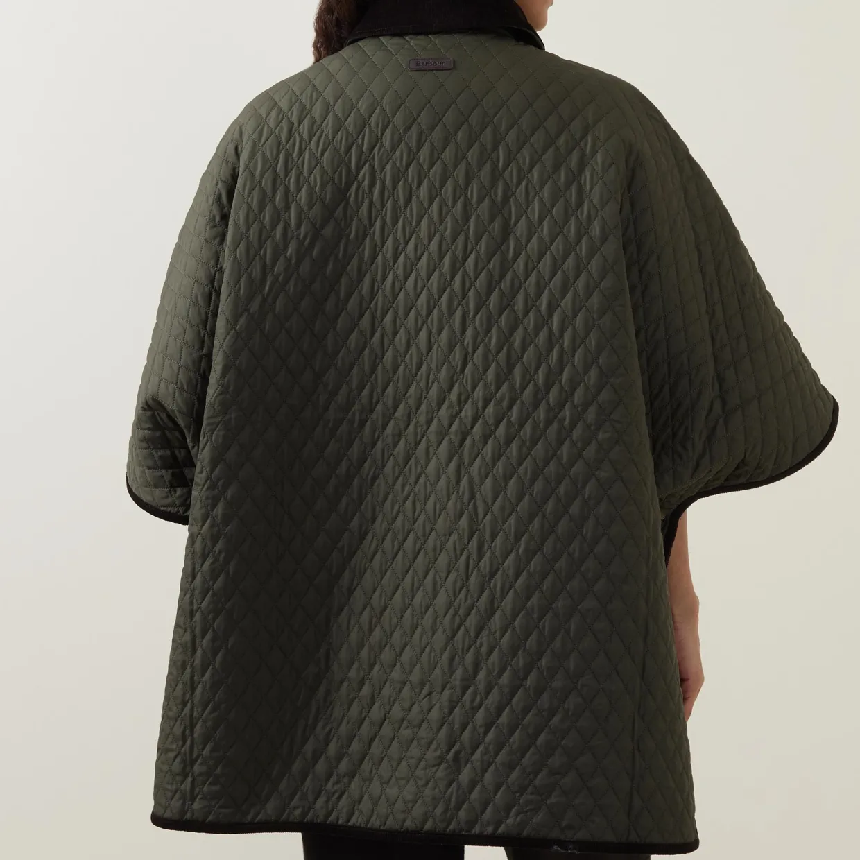 Oakham Diamond Quilted Cape Coat