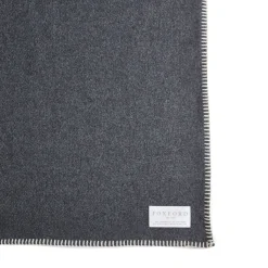 Oatmeal Blanket Stitch Throw