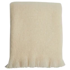 Online FOXFORD Off-White Mohair Throw