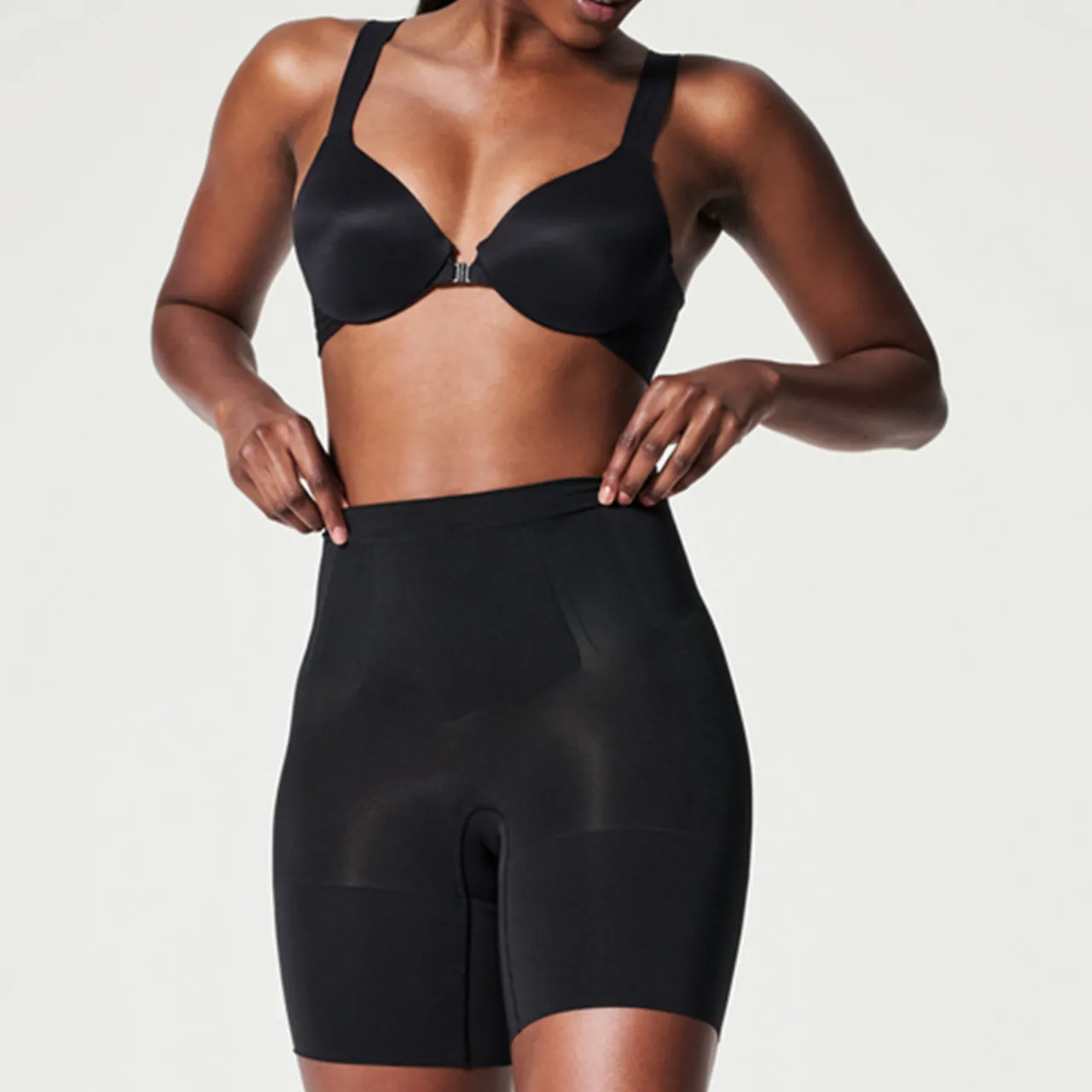 Fashion SPANX OnCore Firm Control High-Waisted Mid Thigh Shorts