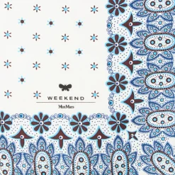 New WEEKEND MAX MARA Onesto Jacquard Silk Square Scarf