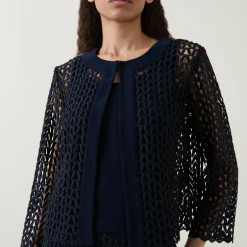 Open-Work Cardigan