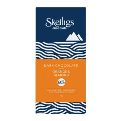 Orange and Almond Dark Chocolate Bar 75g