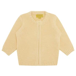 Organic Cotton Zip-Through Cardigan