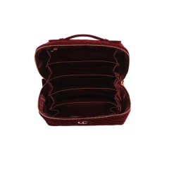 Organizer Velvet Makeup Bag - Large