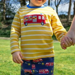 Orion Striped Applique Top