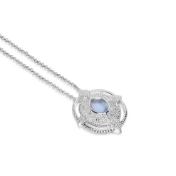 Ornate Stone Pendant Necklace