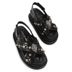 Orson Cross Scallop Flatform Sandals