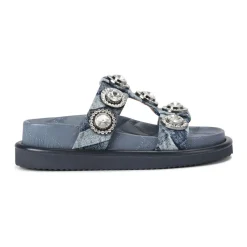 Orson Crystal Flat Sandals