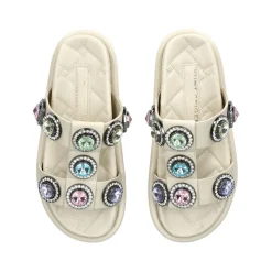 New KURT GEIGER LONDON Orson Crystal-Embellished Sandals