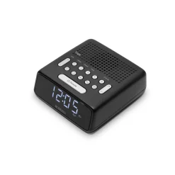 New ROBERTS Ortus FM Dual Alarm Clock Radio in Black