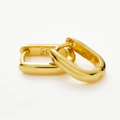 New MISSOMA Ovate Huggie Earrings