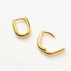 New MISSOMA Ovate Huggie Earrings