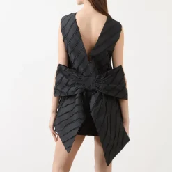 Discount STELLA NOVA Oversized Bow Mini Shift Dress