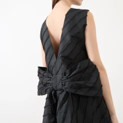 Discount STELLA NOVA Oversized Bow Mini Shift Dress