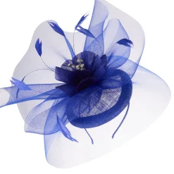 Oversized Feather Jewelled Fascinator