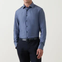 Fashion ETERNA Oxford Contrast Trim Single Cuff Shirt